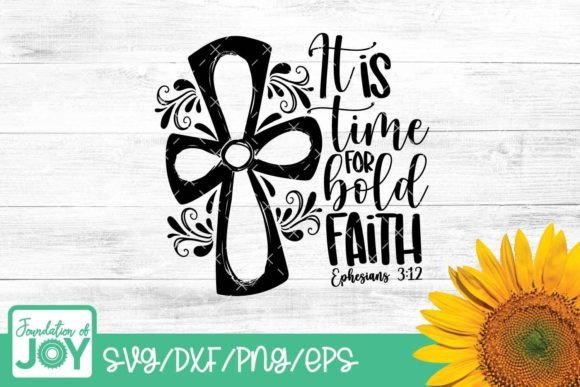 Bold Fatih Svg, Christian Cross Svg for T-Shirt Designs