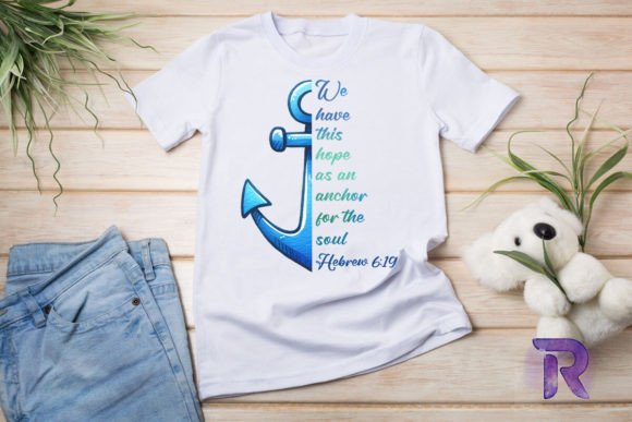 Christian Anchor Sublimation PNG for T-Shirt Designs