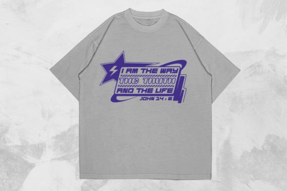 I Am the Way Christian Y2k Tee Design