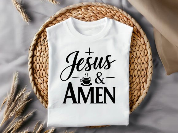 Jesus and Amen SVG T-Shirt T-Shirt Designs