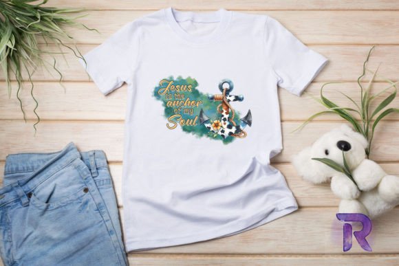 Jesus is the Anchor of My Soul PNG for T-Shirt Designs