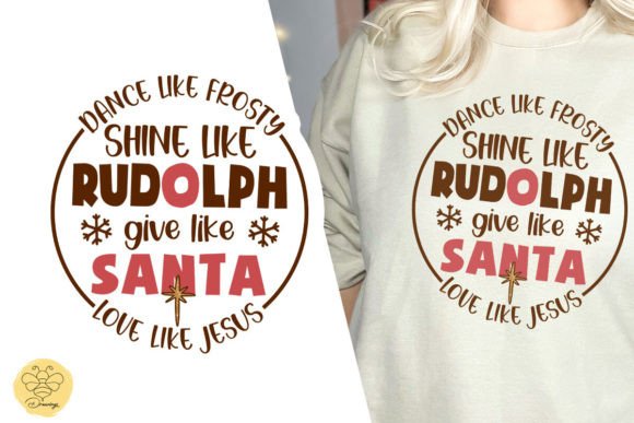 Love Like Jesus Christmas Jesus PNG and T-Shirt Designs