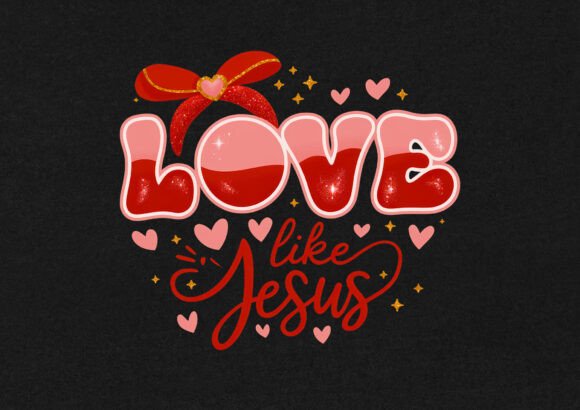 Love Like Jesus T-shirt Design Free and Freebies